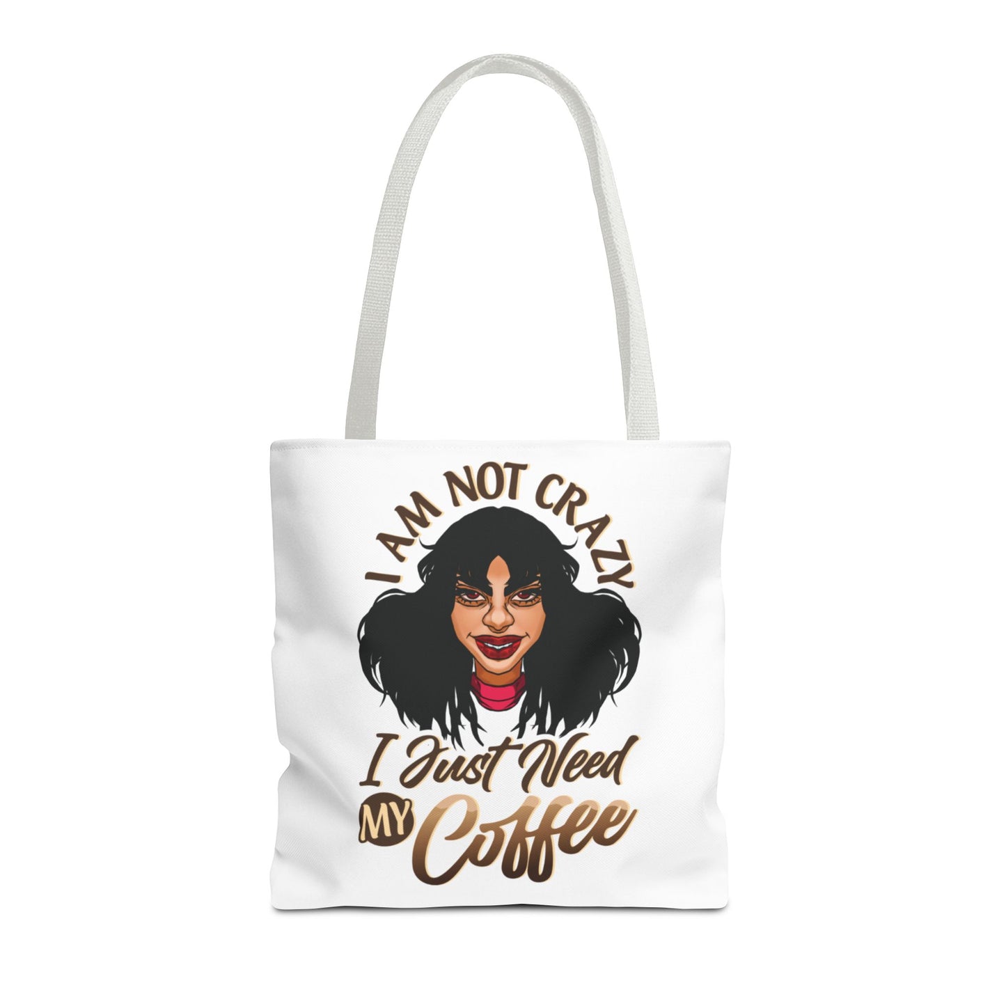 Tote Bag (AOP) | Funny Tote bag | Coffee lovers bag | Cotton Handle tote |