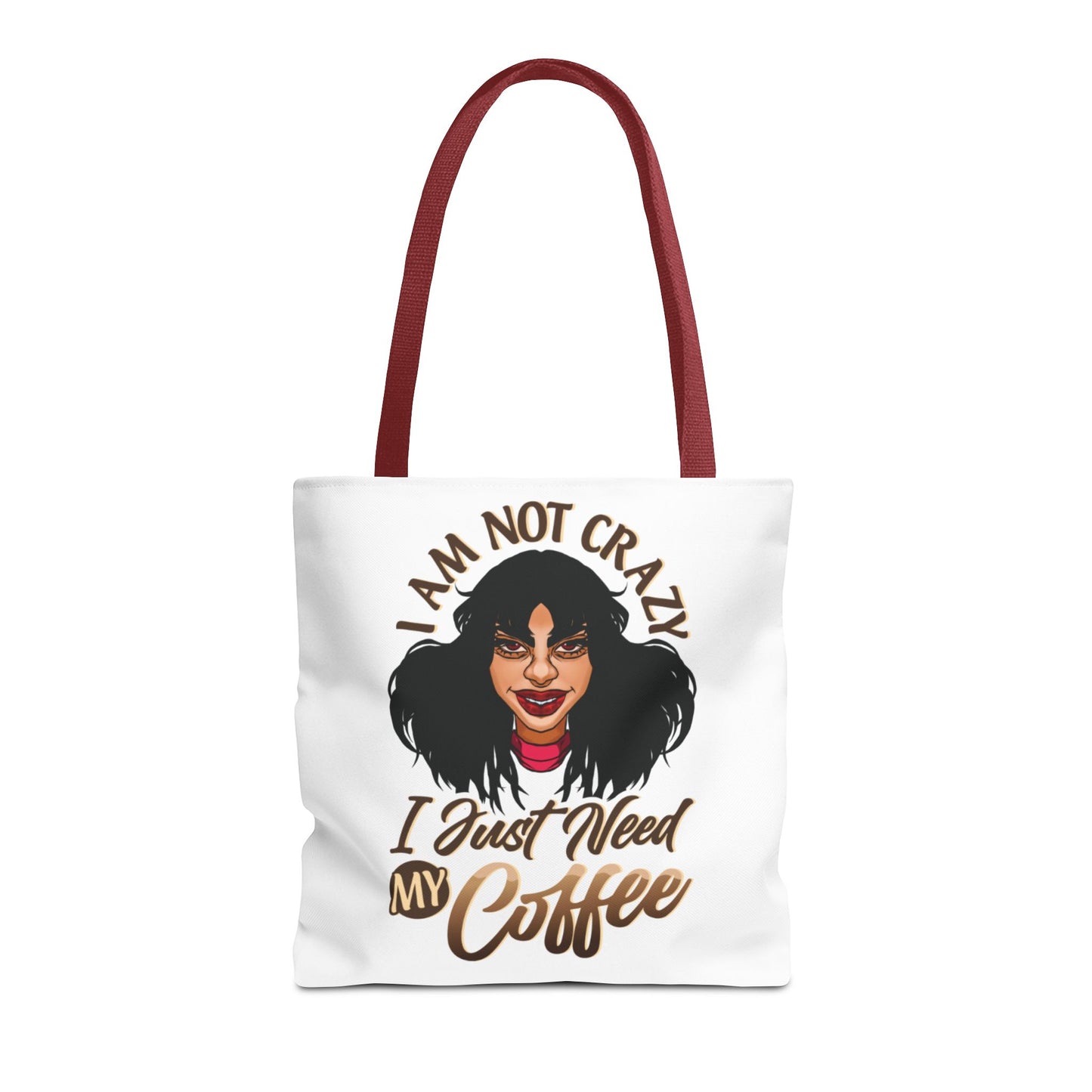 Tote Bag (AOP) | Funny Tote bag | Coffee lovers bag | Cotton Handle tote |