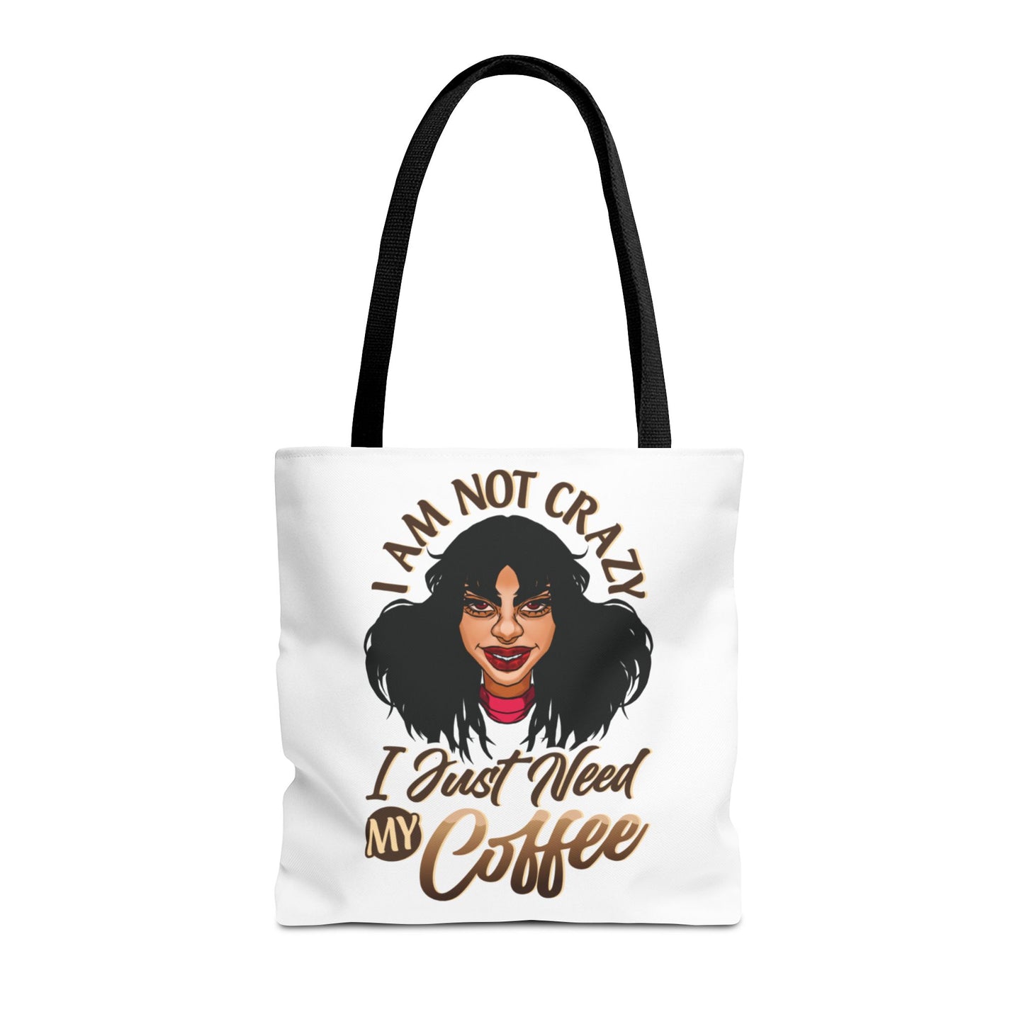 Tote Bag (AOP) | Funny Tote bag | Coffee lovers bag | Cotton Handle tote |