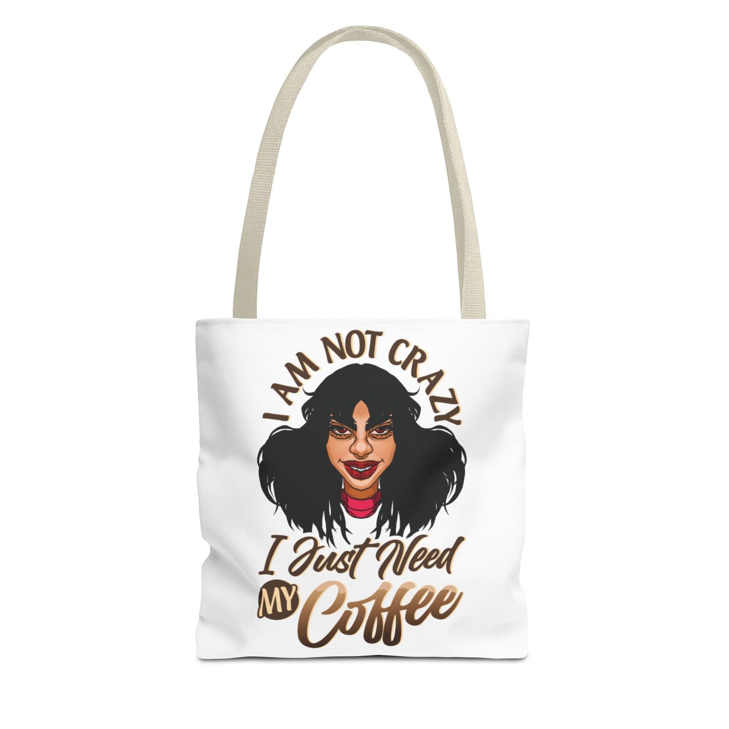 Tote Bag (AOP) | Funny Tote bag | Coffee lovers bag | Cotton Handle tote |