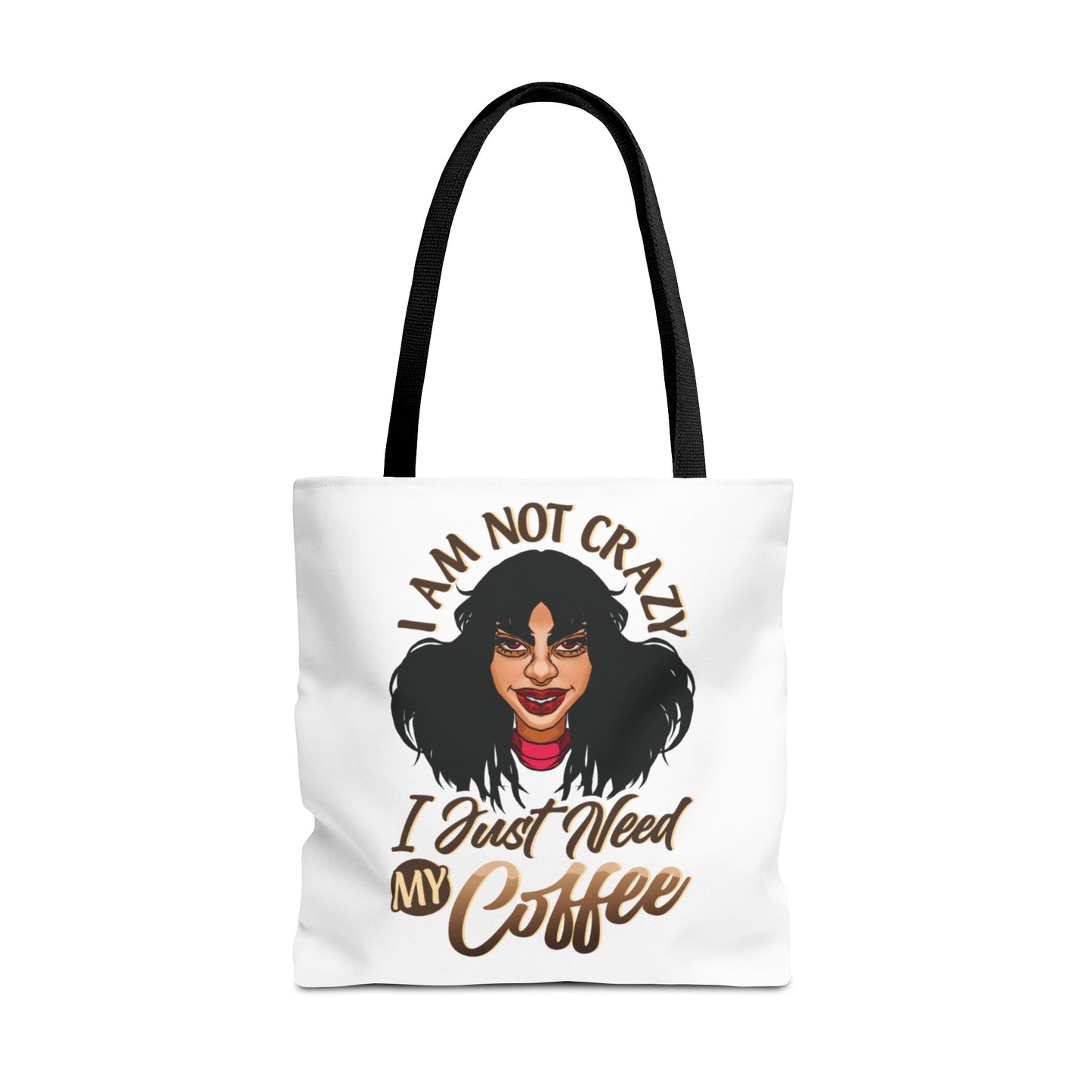 Tote Bag (AOP) | Funny Tote bag | Coffee lovers bag | Cotton Handle tote |