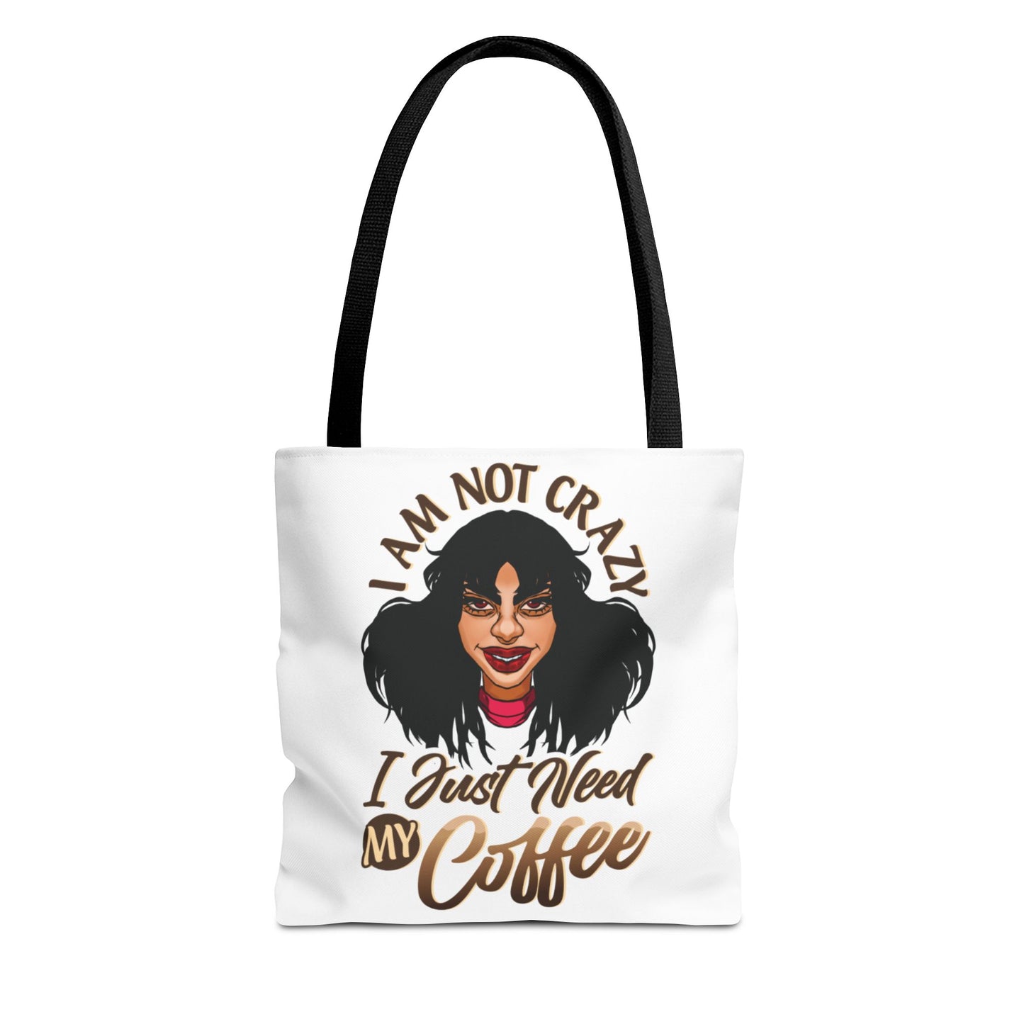 Tote Bag (AOP) | Funny Tote bag | Coffee lovers bag | Cotton Handle tote |